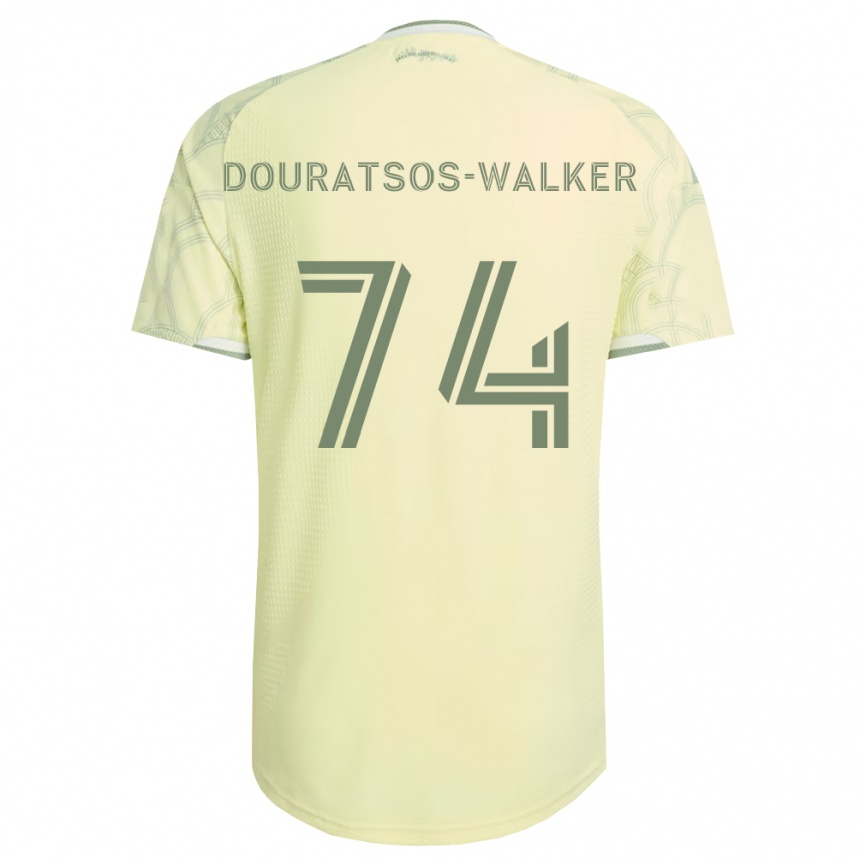 ילדים כדורגל Elias Douratsos-Walker #74 בז' לבן הרחק ג'רזי 2026/27