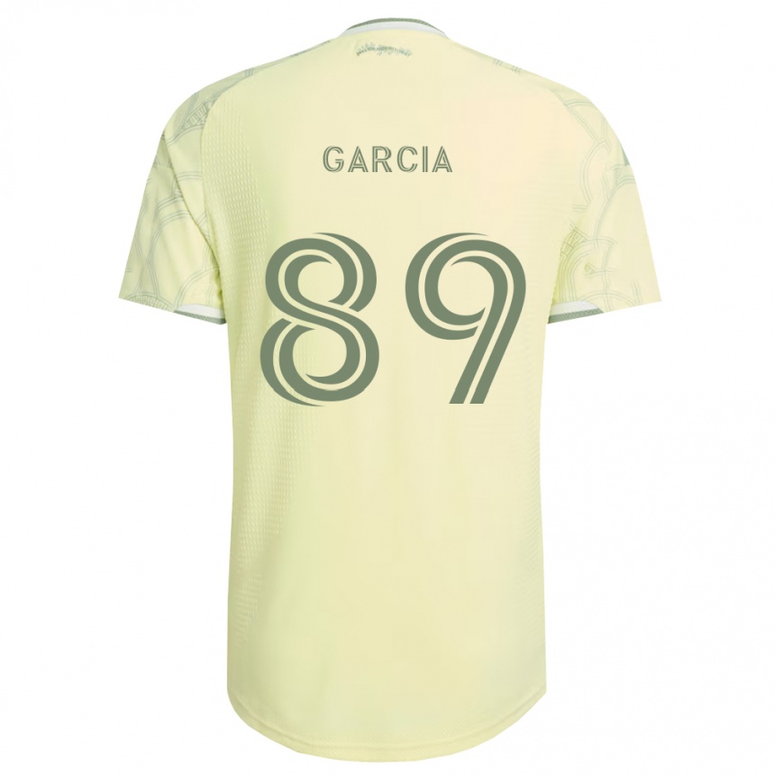 ילדים כדורגל Xavier Garcia #89 בז' לבן הרחק ג'רזי 2026/27