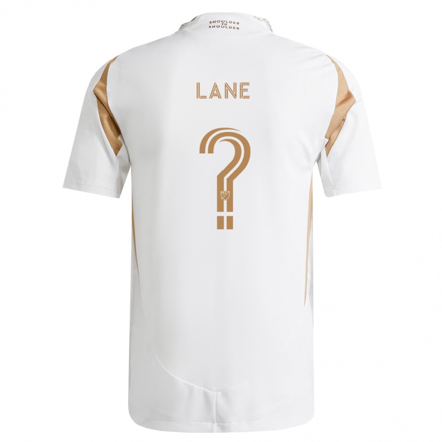 ילדים כדורגל James Lane #0 לבן חום הרחק ג'רזי 2026/27