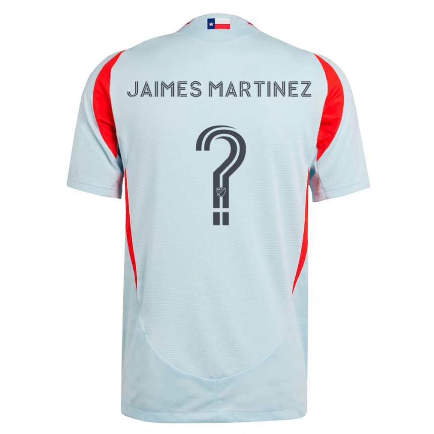 ילדים כדורגל David Jaimes Martinez #0 אפור כהה לבן אדום הרחק ג'רזי 2026/27