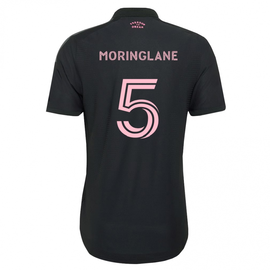 ילדים כדורגל Luis Moringlane #5 ורוד שחור לבן הרחק ג'רזי 2026/27