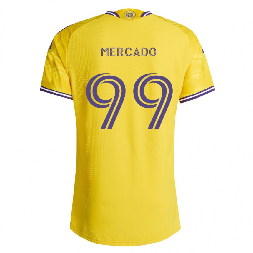 ילדים כדורגל Carlos Mercado #99 סגול צהוב הרחק ג'רזי 2026/27 ילדים כדורגל Carlos Mercado #99 סגול צהוב הרחק ג'רזי 2026/27