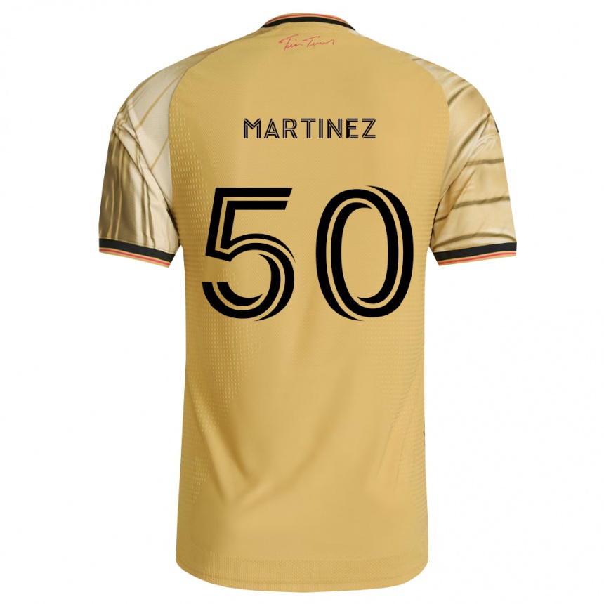 ילדים כדורגל Nate Martinez #50 חום צהוב שחור הרחק ג'רזי 2026/27