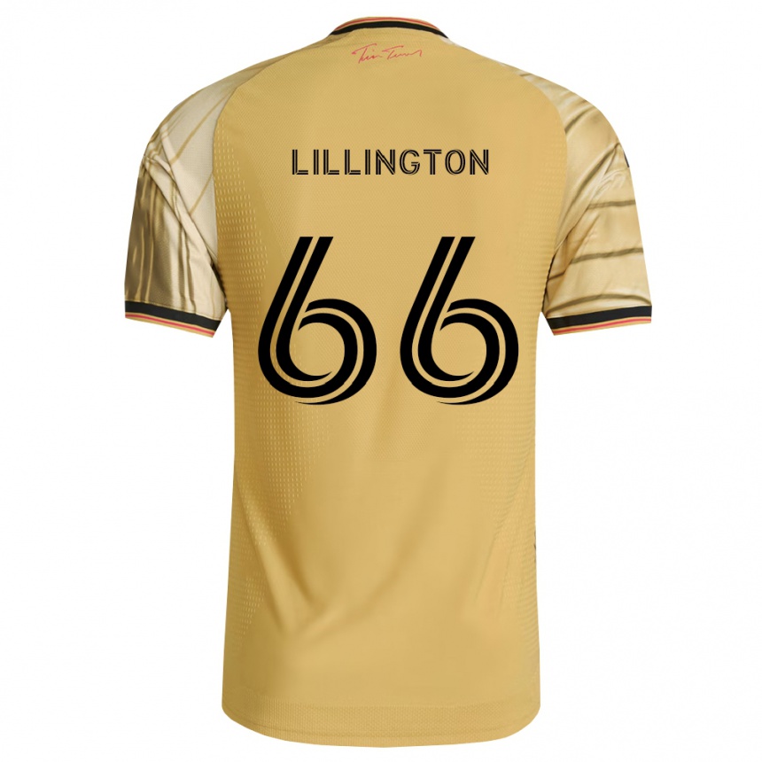 ילדים כדורגל Zack Lillington #66 חום צהוב שחור הרחק ג'רזי 2026/27