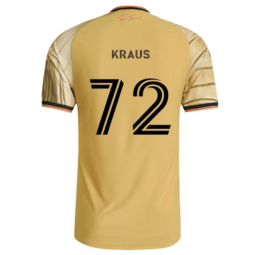 ילדים כדורגל Kane Kraus #72 חום צהוב שחור הרחק ג'רזי 2026/27