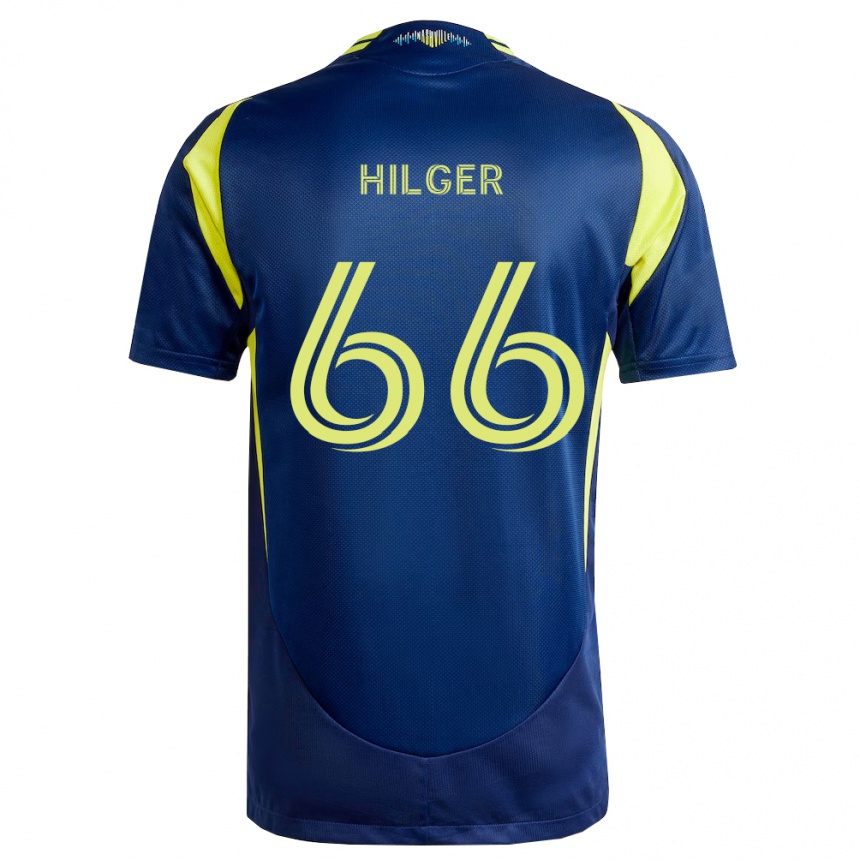 ילדים כדורגל Brooks Hilger #66 צהוב כחול צי הרחק ג'רזי 2026/27