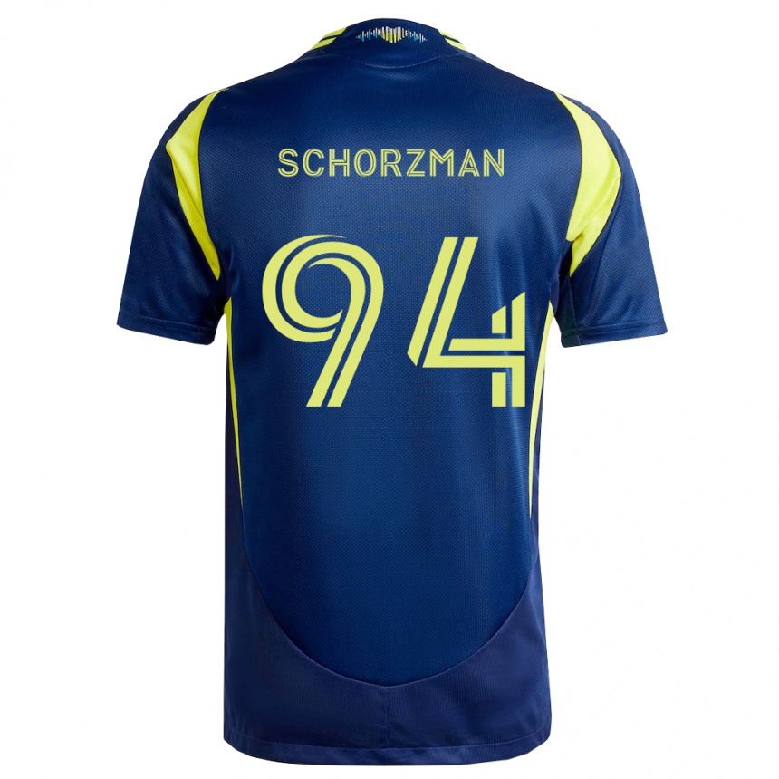 ילדים כדורגל Eamon Schorzman #94 צהוב כחול צי הרחק ג'רזי 2026/27