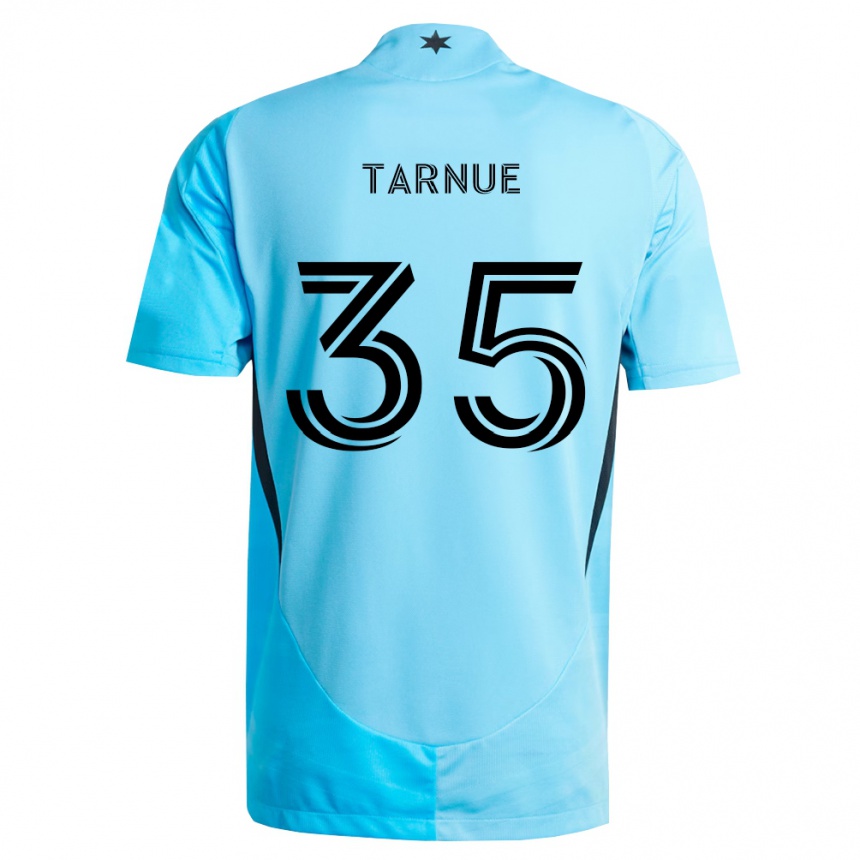 ילדים כדורגל Philip Tarnue #35 כחול בהיר שחור הרחק ג'רזי 2026/27