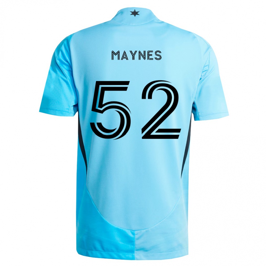 ילדים כדורגל Sullivan Maynes #52 כחול בהיר שחור הרחק ג'רזי 2026/27
