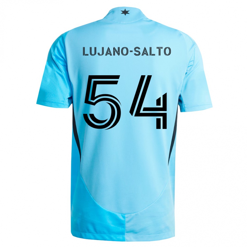 ילדים כדורגל Ramon Lujano-Salto #54 כחול בהיר שחור הרחק ג'רזי 2026/27