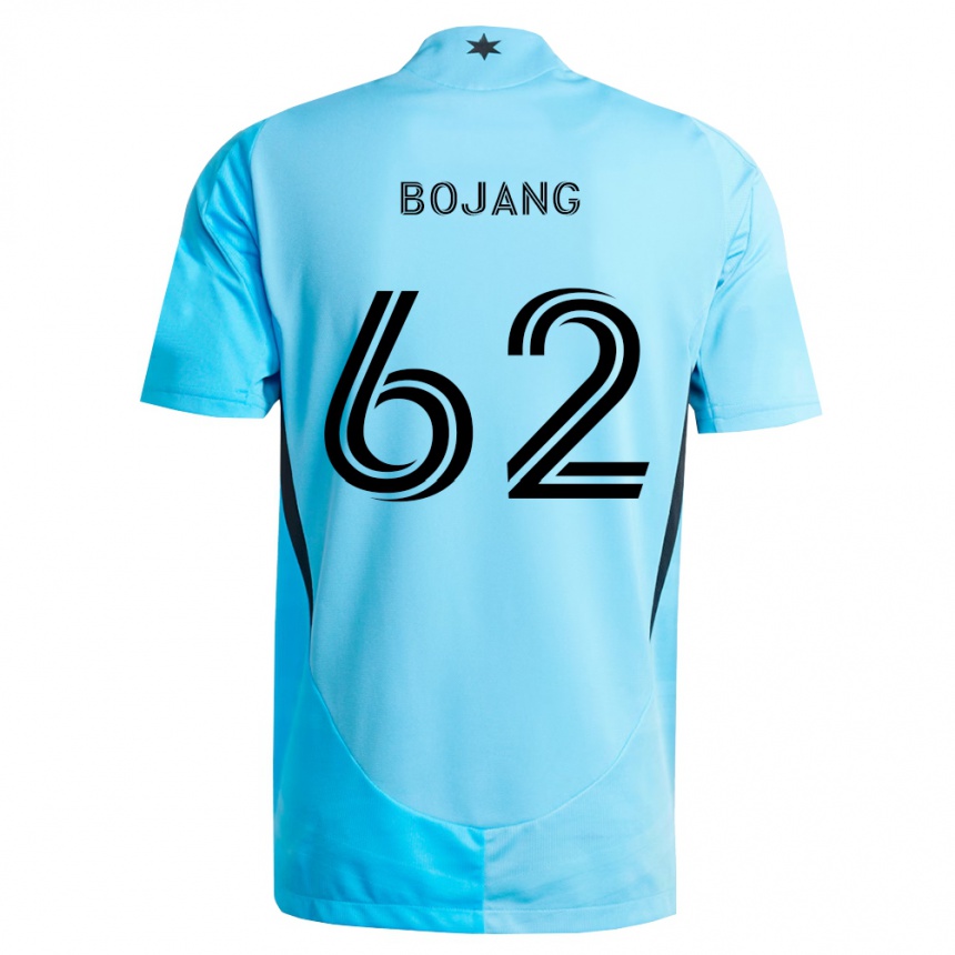 ילדים כדורגל Mohammad Bojang #62 כחול בהיר שחור הרחק ג'רזי 2026/27