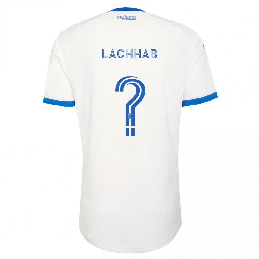ילדים כדורגל Zaky Lachhab #0 כחול שמיים לבן הרחק ג'רזי 2026/27