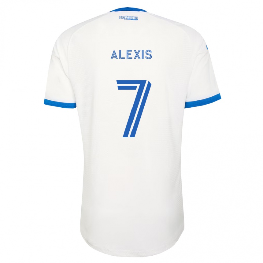 ילדים כדורגל John Alexis #7 כחול שמיים לבן הרחק ג'רזי 2026/27