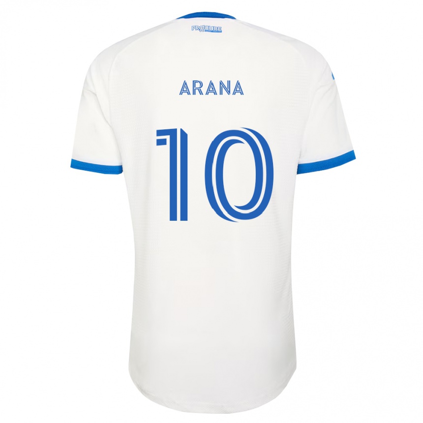 ילדים כדורגל Patrick Arana #10 כחול שמיים לבן הרחק ג'רזי 2026/27