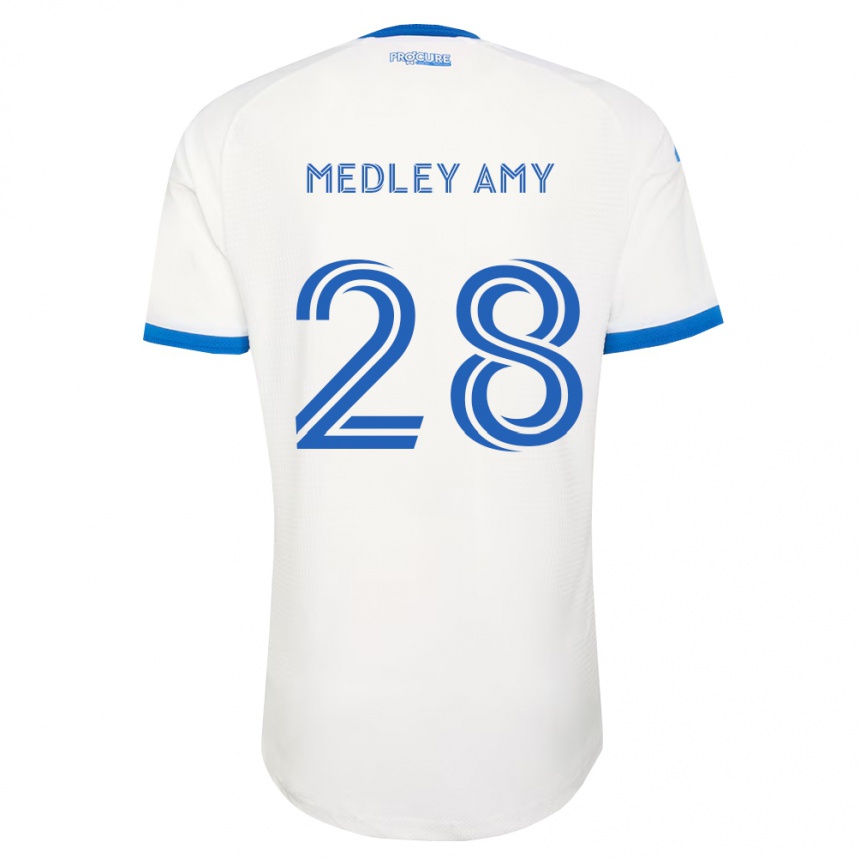 ילדים כדורגל Medley Amy #28 כחול שמיים לבן הרחק ג'רזי 2026/27