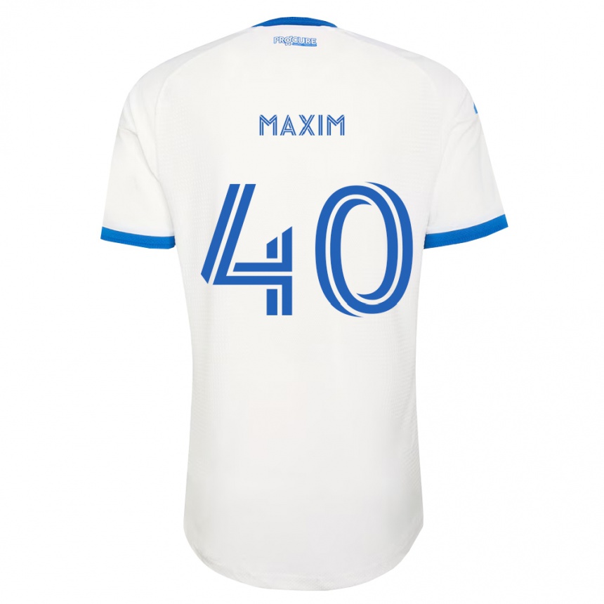 ילדים כדורגל Ellyson Maxim #40 כחול שמיים לבן הרחק ג'רזי 2026/27