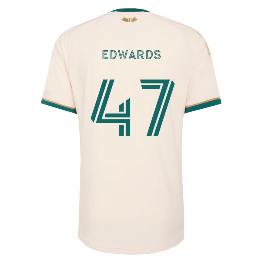 ילדים כדורגל Matthew Edwards #47 ירוק שמפניה הרחק ג'רזי 2026/27