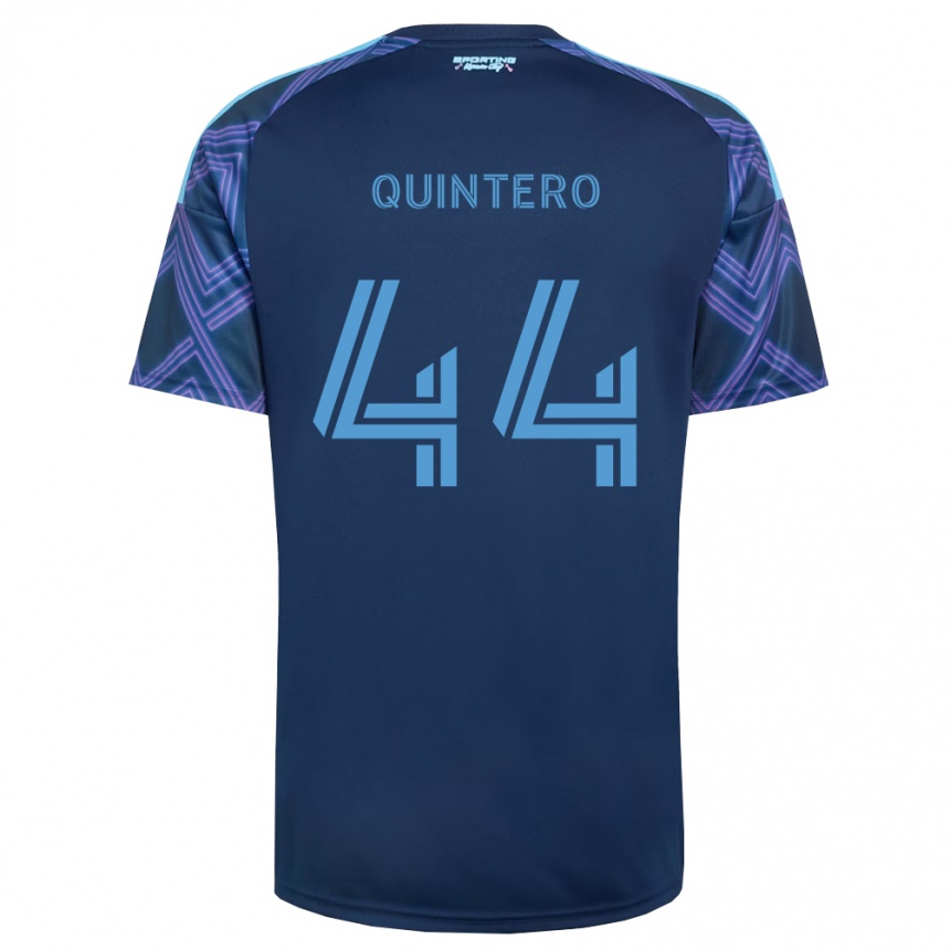 ילדים כדורגל Gael Quintero #44 כחול מלכותי סגול הרחק ג'רזי 2026/27