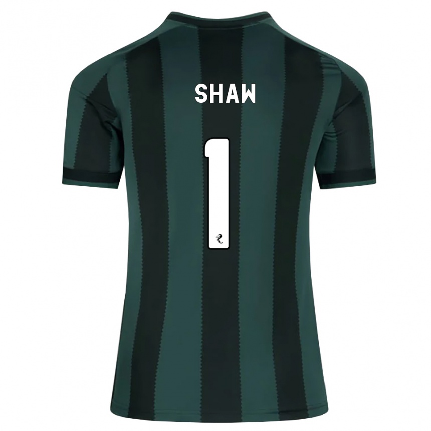 ילדים כדורגל Corey Shaw #1 אפור דהוי שחור הרחק ג'רזי 2026/27