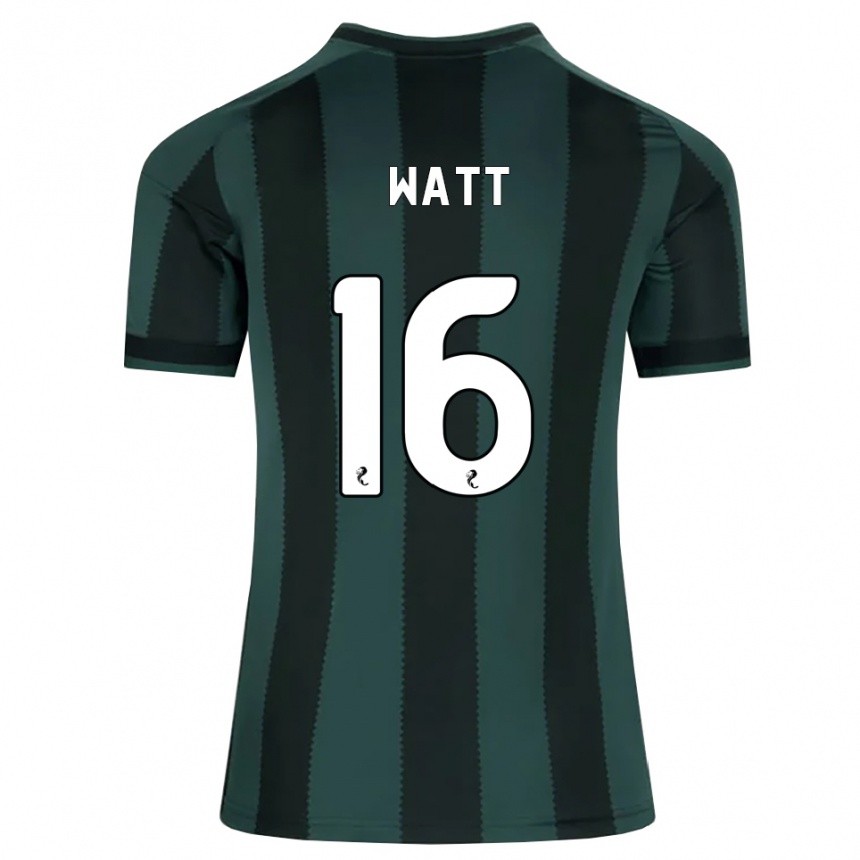 ילדים כדורגל Lennon Watt #16 אפור דהוי שחור הרחק ג'רזי 2026/27