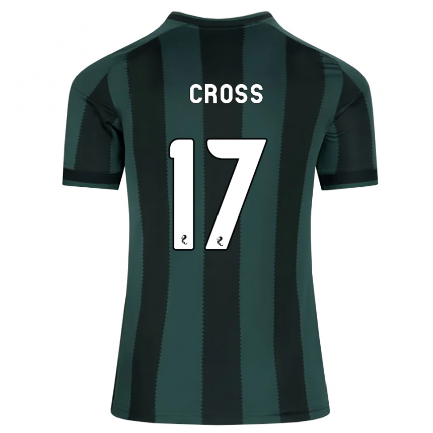 ילדים כדורגל Morgan Cross #17 אפור דהוי שחור הרחק ג'רזי 2026/27