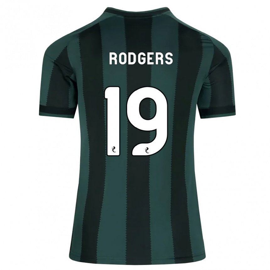 ילדים כדורגל Lisa Rodgers #19 אפור דהוי שחור הרחק ג'רזי 2026/27