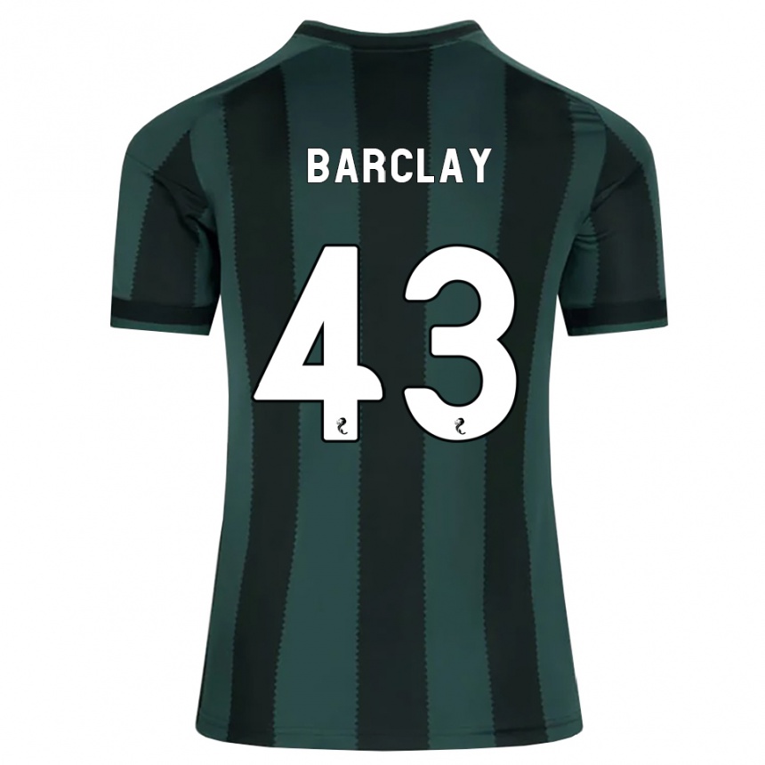 ילדים כדורגל Lucy Barclay #43 אפור דהוי שחור הרחק ג'רזי 2026/27