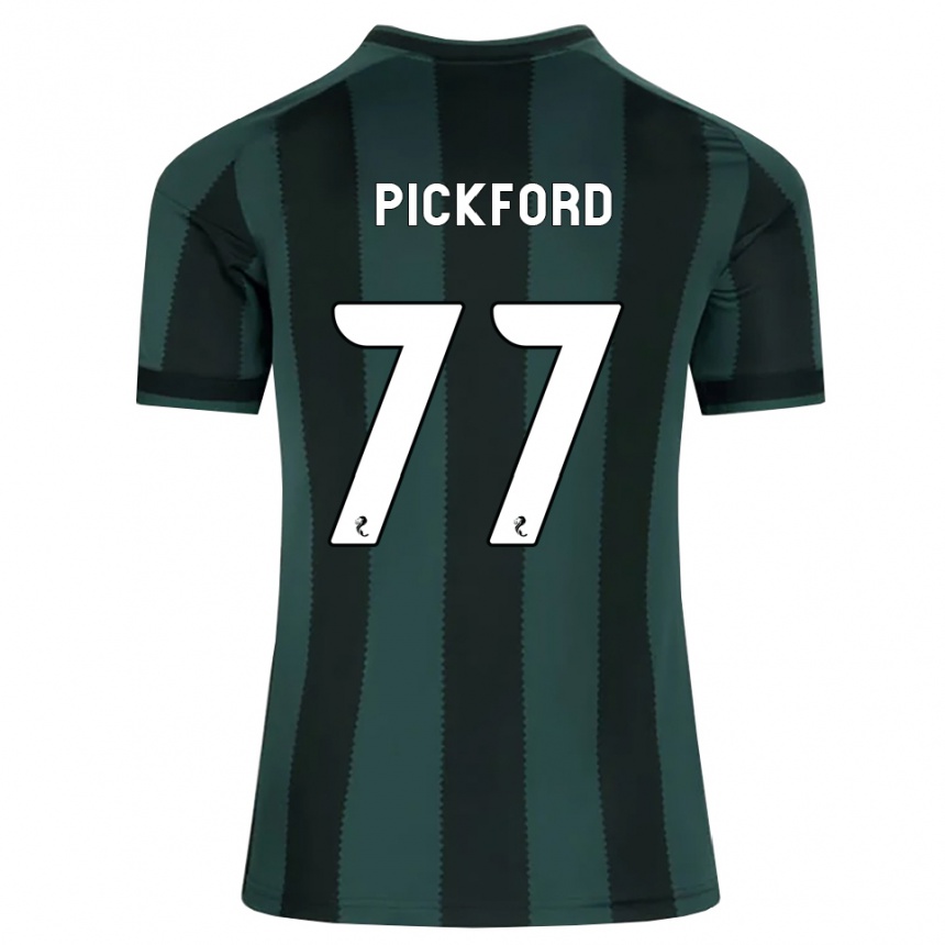 ילדים כדורגל Tom Pickford #77 אפור דהוי שחור הרחק ג'רזי 2026/27