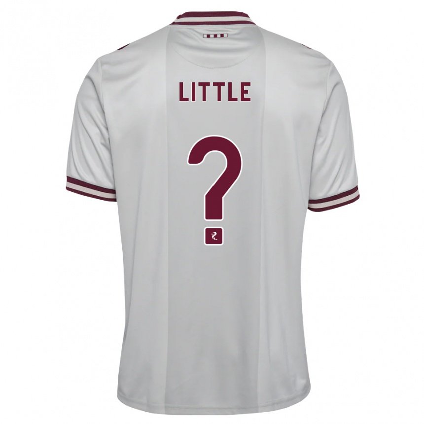 ילדים כדורגל Conlan Little #0 לבן בורגונדי הרחק ג'רזי 2026/27