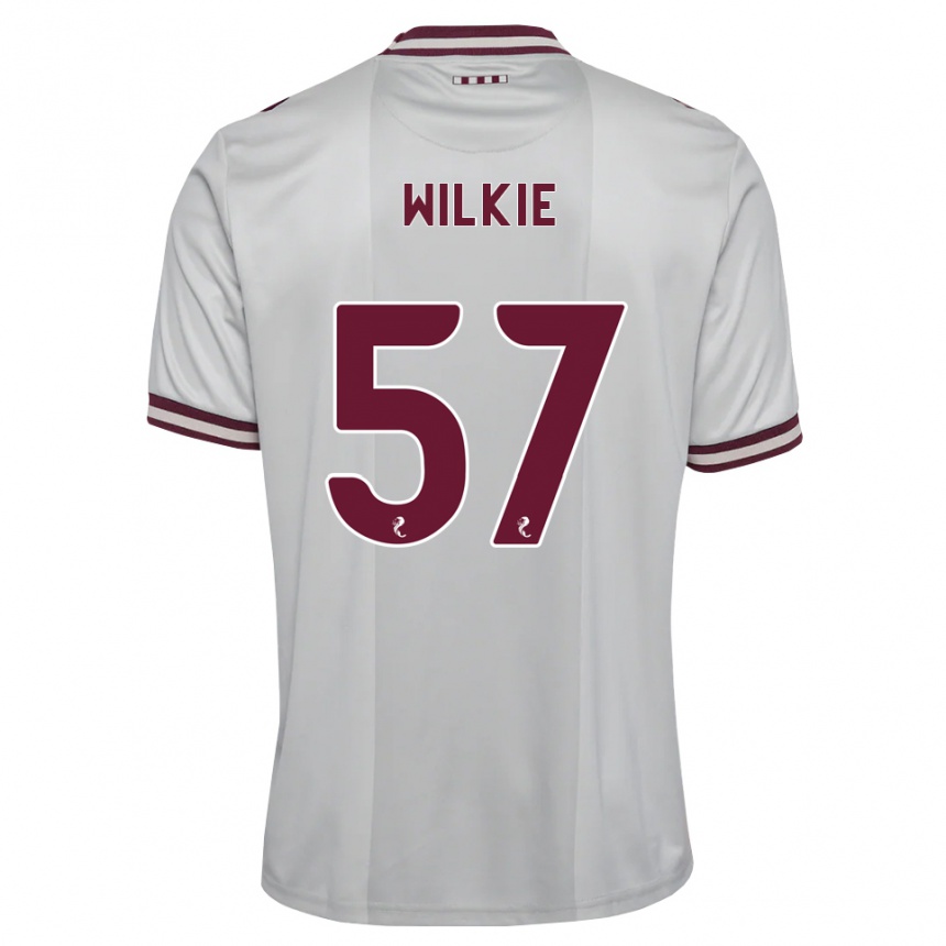 ילדים כדורגל Coupar Wilkie #57 לבן בורגונדי הרחק ג'רזי 2026/27 ילדים כדורגל Coupar Wilkie #57 לבן בורגונדי הרחק ג'רזי 2026/27