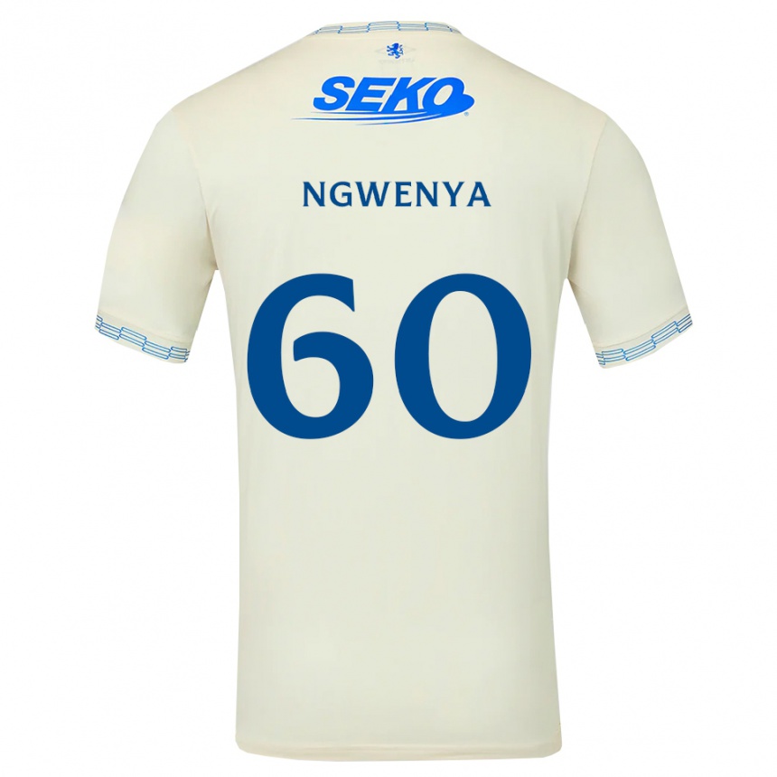 ילדים כדורגל Corey Ngwenya #60 כחול שמיים עמוק לבן הרחק ג'רזי 2026/27