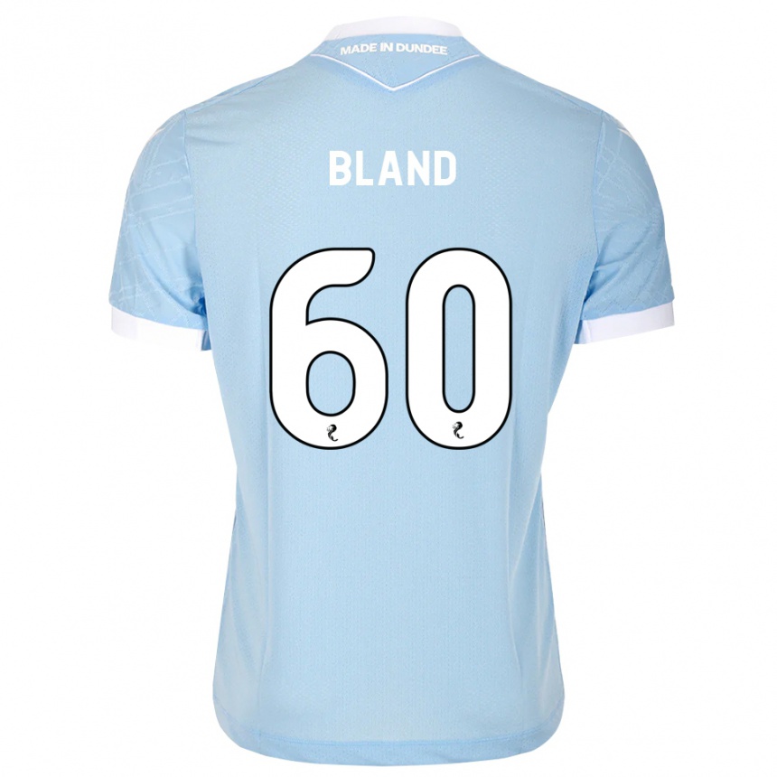 ילדים כדורגל Ryan Bland #60 כחול שמיים בהיר לבן הרחק ג'רזי 2026/27