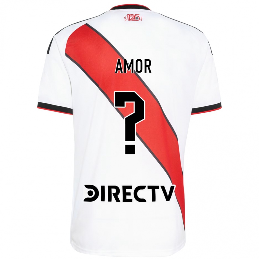גברים כדורגל Joaquin Amor #0 אדום שחור לבן ג'רזי ביתית 2026/27