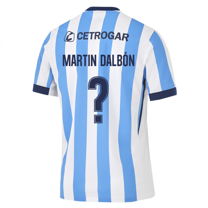 גברים כדורגל Juan Martin Dalbón #0 כחול בהיר לבן שחור ג'רזי ביתית 2026/27
