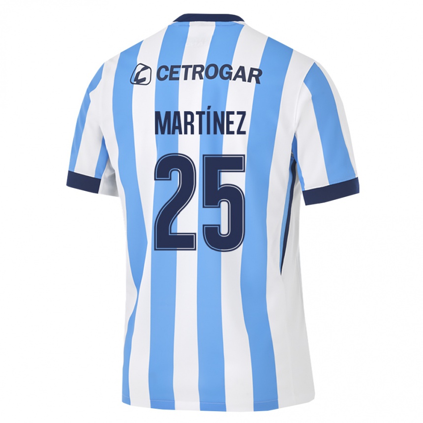 גברים כדורגל Ailén Martínez #25 כחול בהיר לבן שחור ג'רזי ביתית 2026/27
