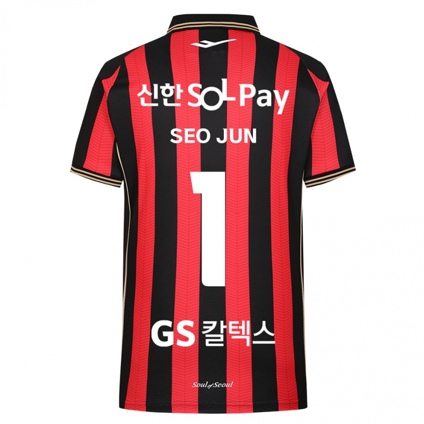 גברים כדורגל Seo-Jun Lee #1 אדום לבן שחור ג'רזי ביתית 2026/27 גברים כדורגל Seo-Jun Lee #1 אדום לבן שחור ג'רזי ביתית 2026/27