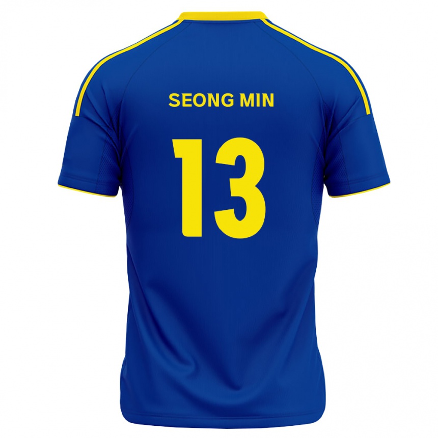גברים כדורגל ריו סונג מין #13 כחול מלכותי צהוב ג'רזי ביתית 2026/27 גברים כדורגל ריו סונג מין #13 כחול מלכותי צהוב ג'רזי ביתית 2026/27