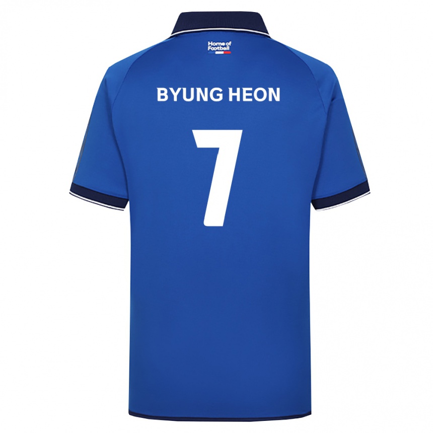 גברים כדורגל Byung-Heon Yoo #7 כחול מלכותי לבן אדום ג'רזי ביתית 2026/27
