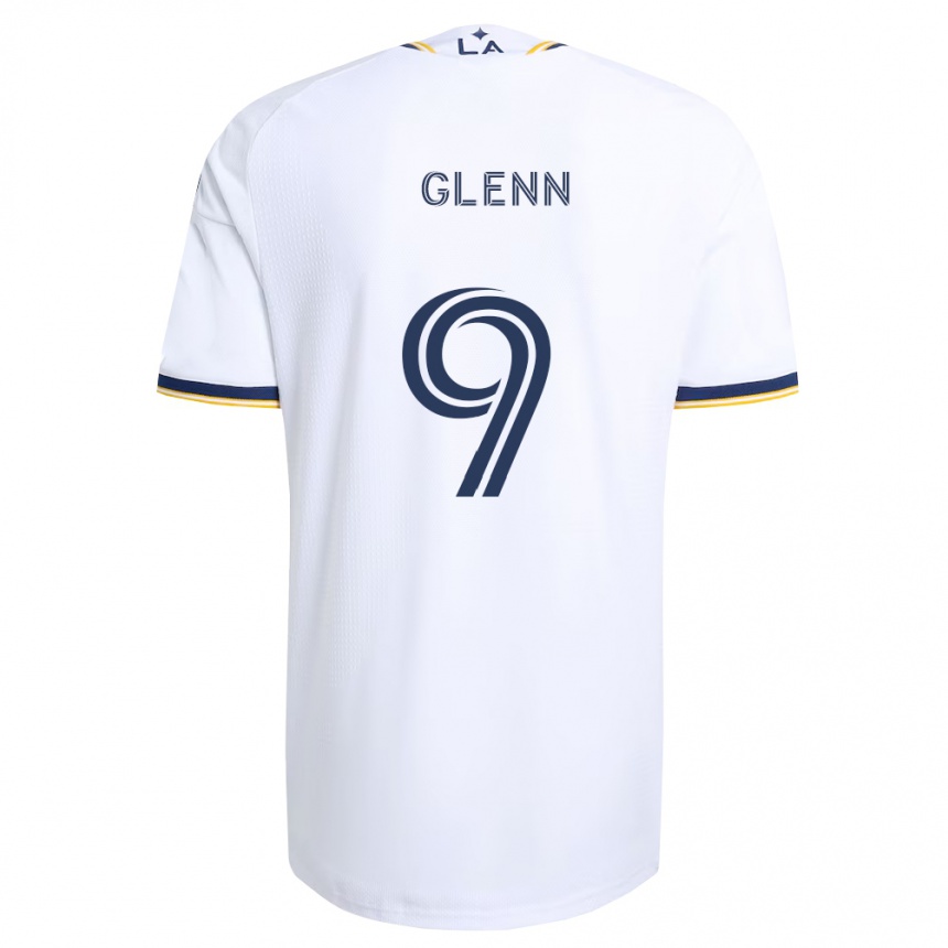 גברים כדורגל Jordan Glenn #9 כחול צהוב ולבן ג'רזי ביתית 2026/27