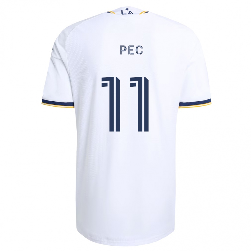 גברים כדורגל Gabriel Pec #11 כחול צהוב ולבן ג'רזי ביתית 2026/27