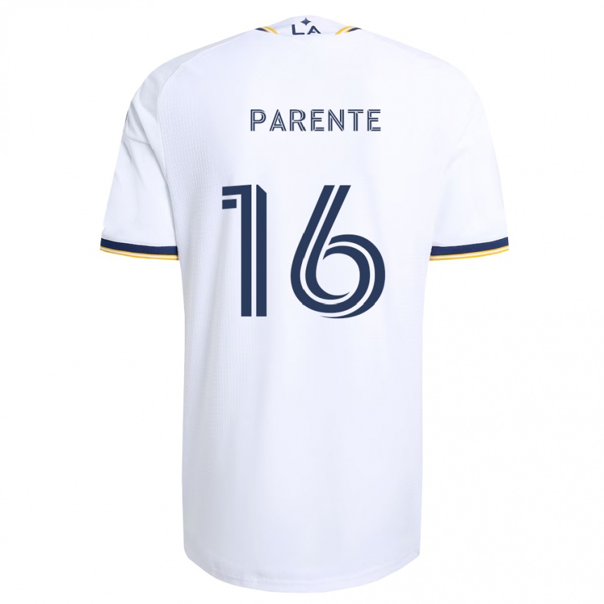 גברים כדורגל Isaiah Parente #16 כחול צהוב ולבן ג'רזי ביתית 2026/27