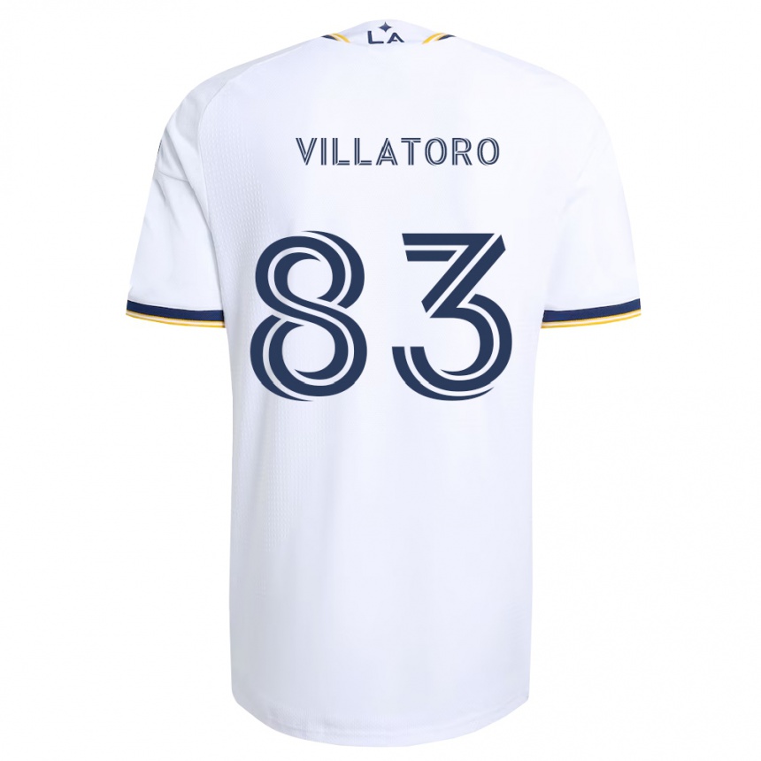 גברים כדורגל Angel Villatoro #83 כחול צהוב ולבן ג'רזי ביתית 2026/27