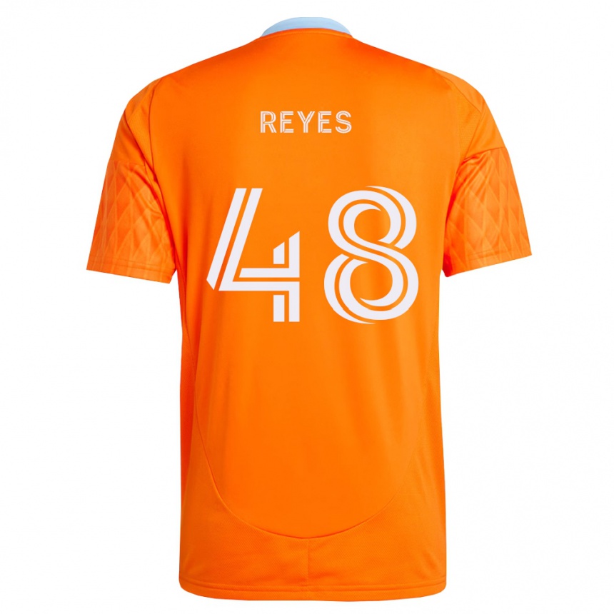 גברים כדורגל Dylan Reyes #48 כתום לבן ג'רזי ביתית 2026/27