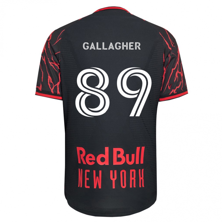 גברים כדורגל Christian Gallagher #89 אדום שחור לבן ג'רזי ביתית 2026/27
