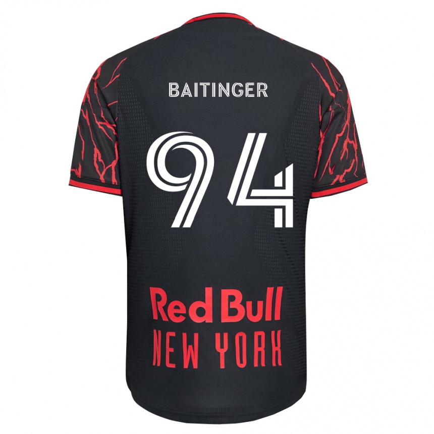 גברים כדורגל Sean Baitinger #94 אדום שחור לבן ג'רזי ביתית 2026/27