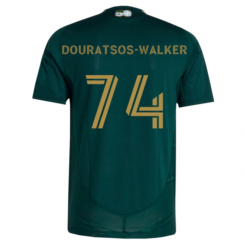 גברים כדורגל Elias Douratsos-Walker #74 ירוק כהה חום ג'רזי ביתית 2026/27