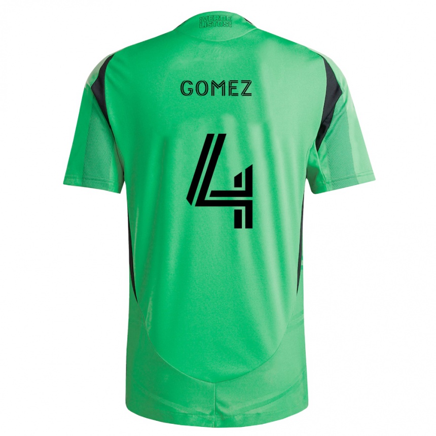 גברים כדורגל Antonio Gomez #4 ירוק אזמרגד שחור ג'רזי ביתית 2026/27 גברים כדורגל Antonio Gomez #4 ירוק אזמרגד שחור ג'רזי ביתית 2026/27