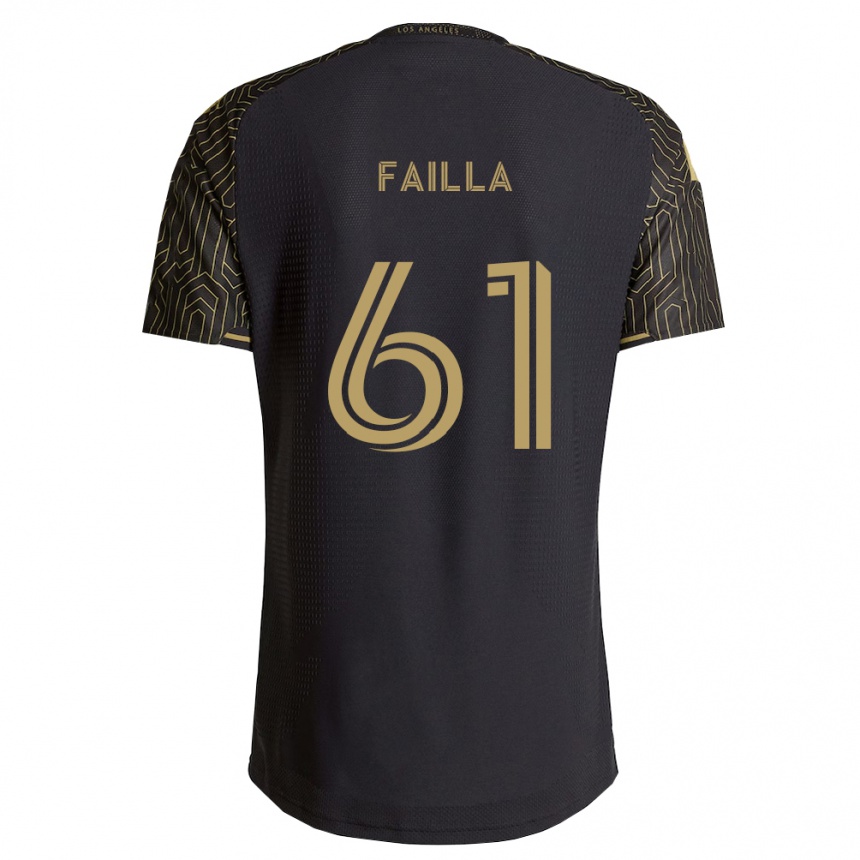 גברים כדורגל Benjamín Failla #61 חום שחור ג'רזי ביתית 2026/27