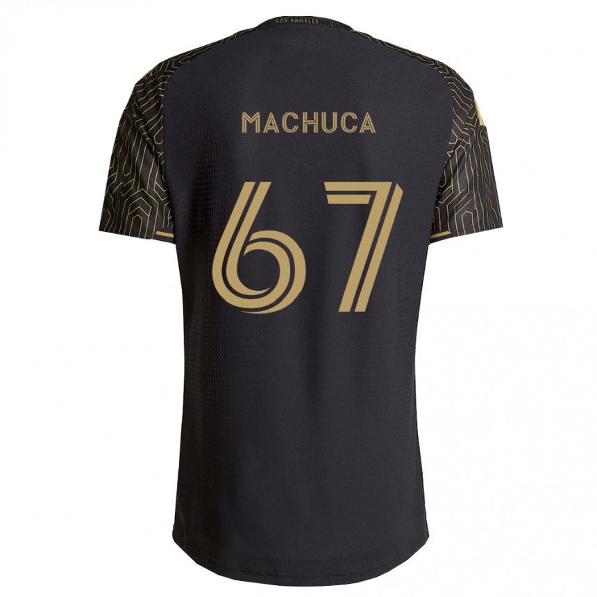 גברים כדורגל Jacob Machuca #67 חום שחור ג'רזי ביתית 2026/27