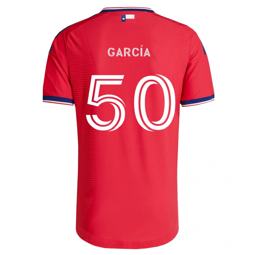 גברים כדורגל Diego García #50 אדום כחול לבן ג'רזי ביתית 2026/27